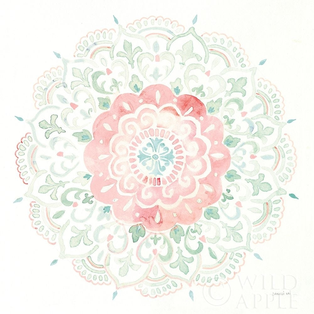 Mandala Delight IV Blue Green Poster Print by Danhui Nai-VARPDX56948 Image 1