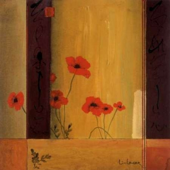 Poppy Tile II Poster Print by Don Li-Leger-VARPDX5696 Image 1