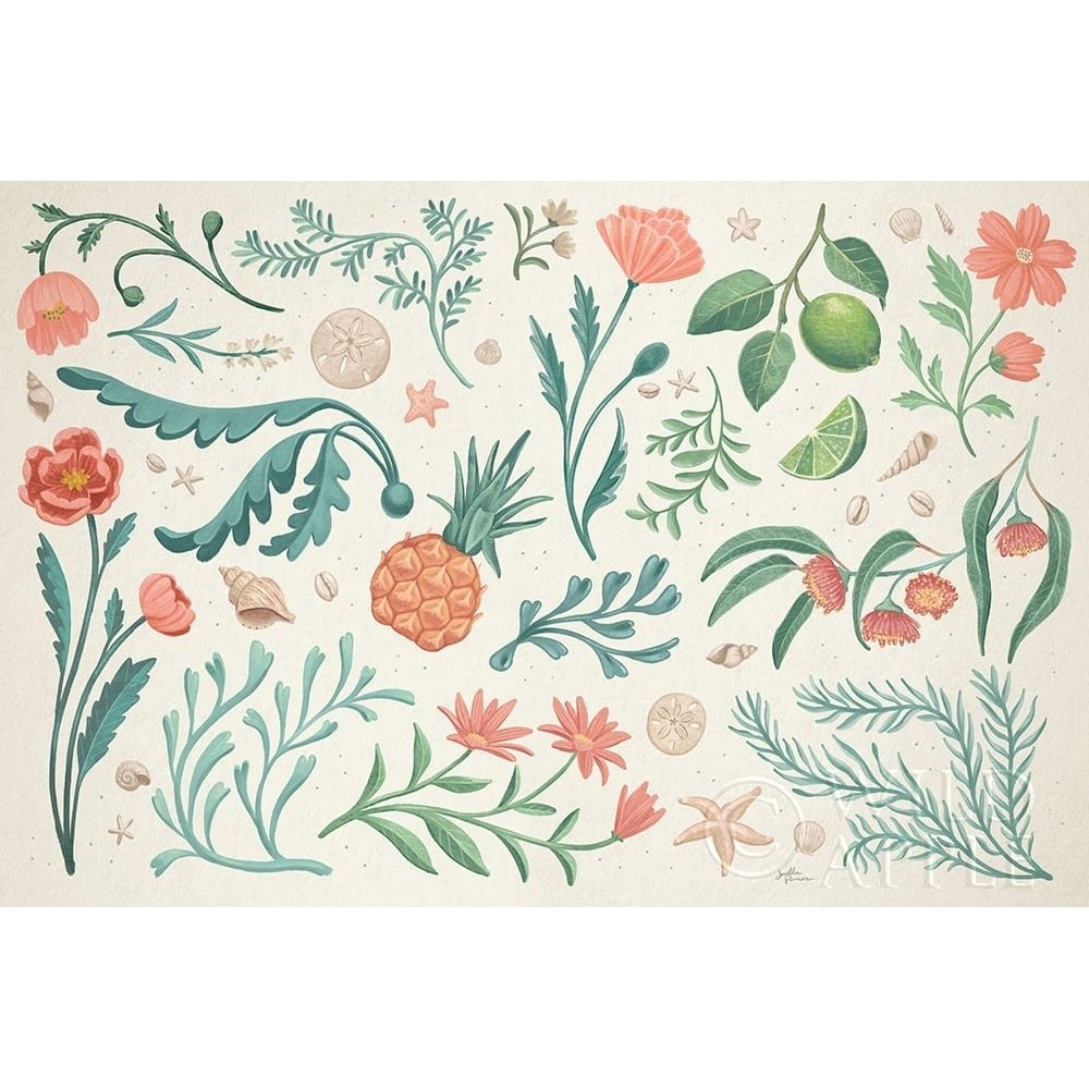 Seaside Botanical I Poster Print by Janelle Penner-VARPDX57008 Image 1