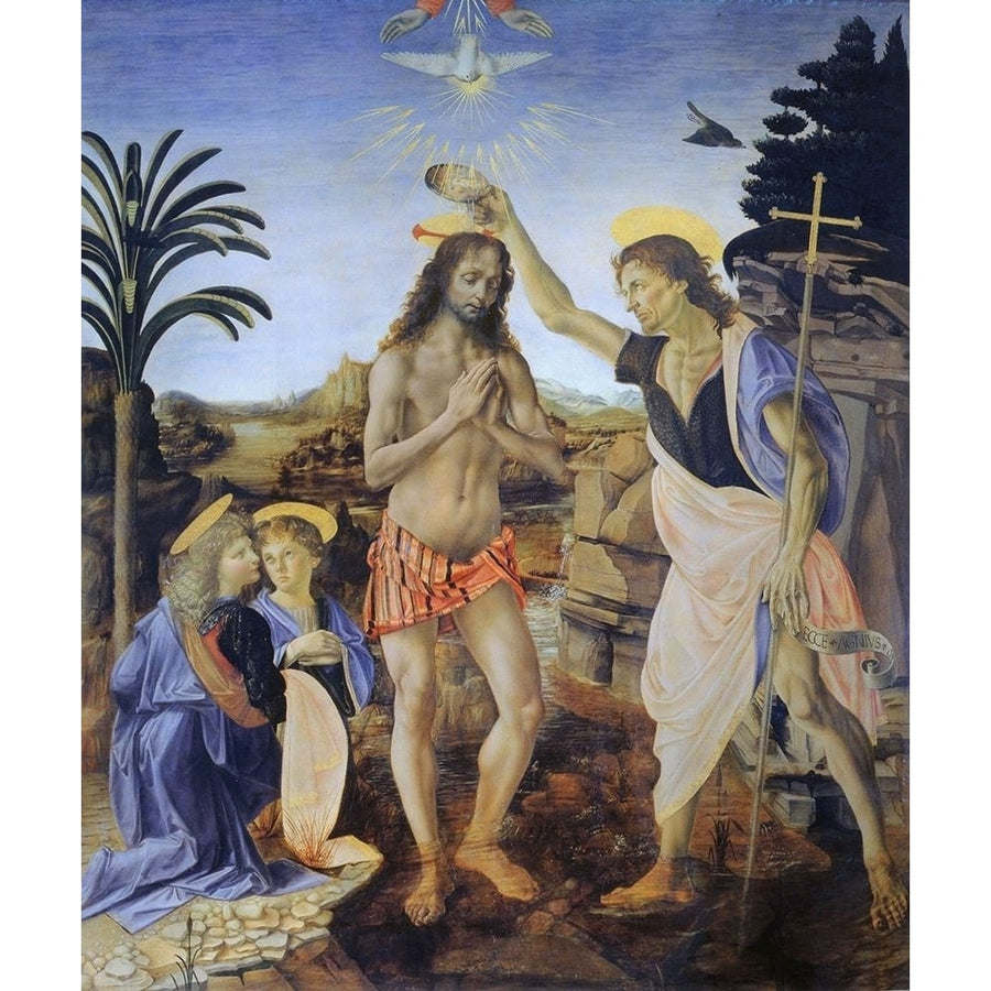 Baptism of Christ by Leonardo da Vinci-VARPDX57031 Image 1