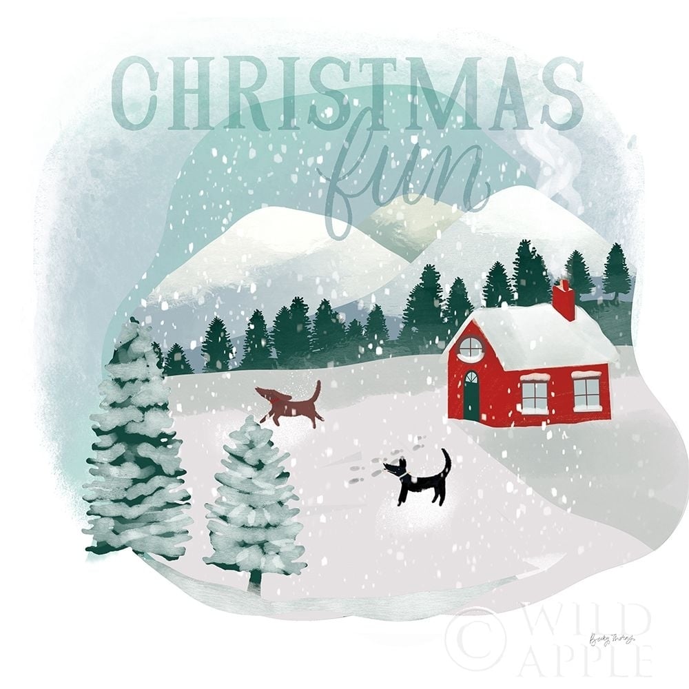 Winter Wonderland III Poster Print by Becky Thorns-VARPDX57089 Image 1