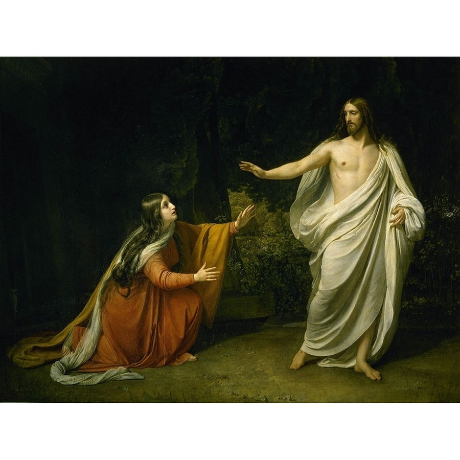 Christs Appearance to Mary Magdalene after the Resurrection by Alexander Ivanov-VARPDX57093 Image 1