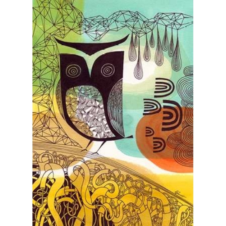 Doodle Owl Poster Print by Richard Faust-VARPDX570FAU1005 Image 1