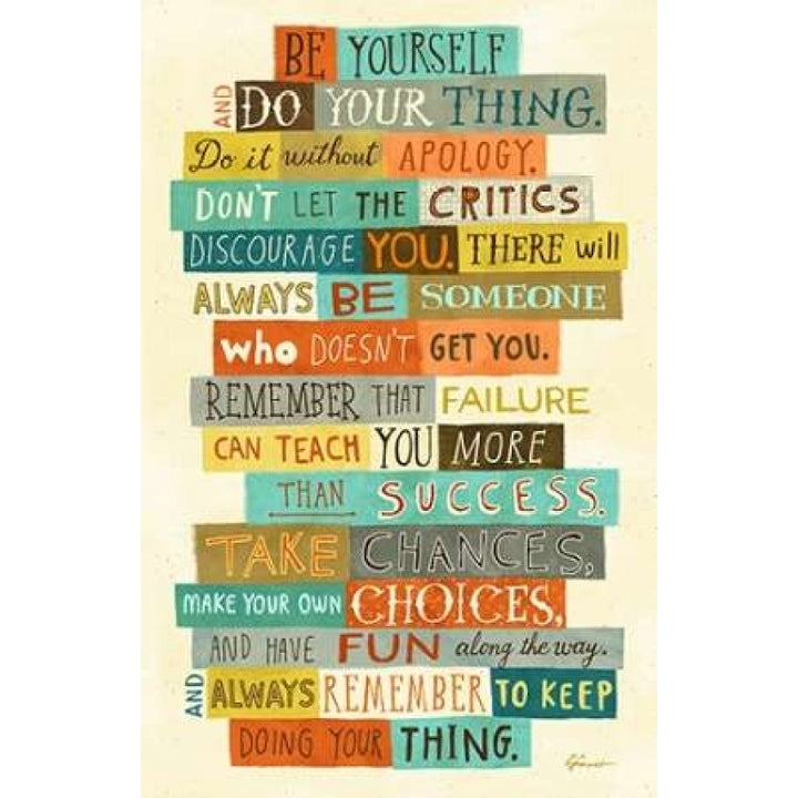 Be Yourself Poster Print by Richard Faust-VARPDX570FAU1009A Image 2