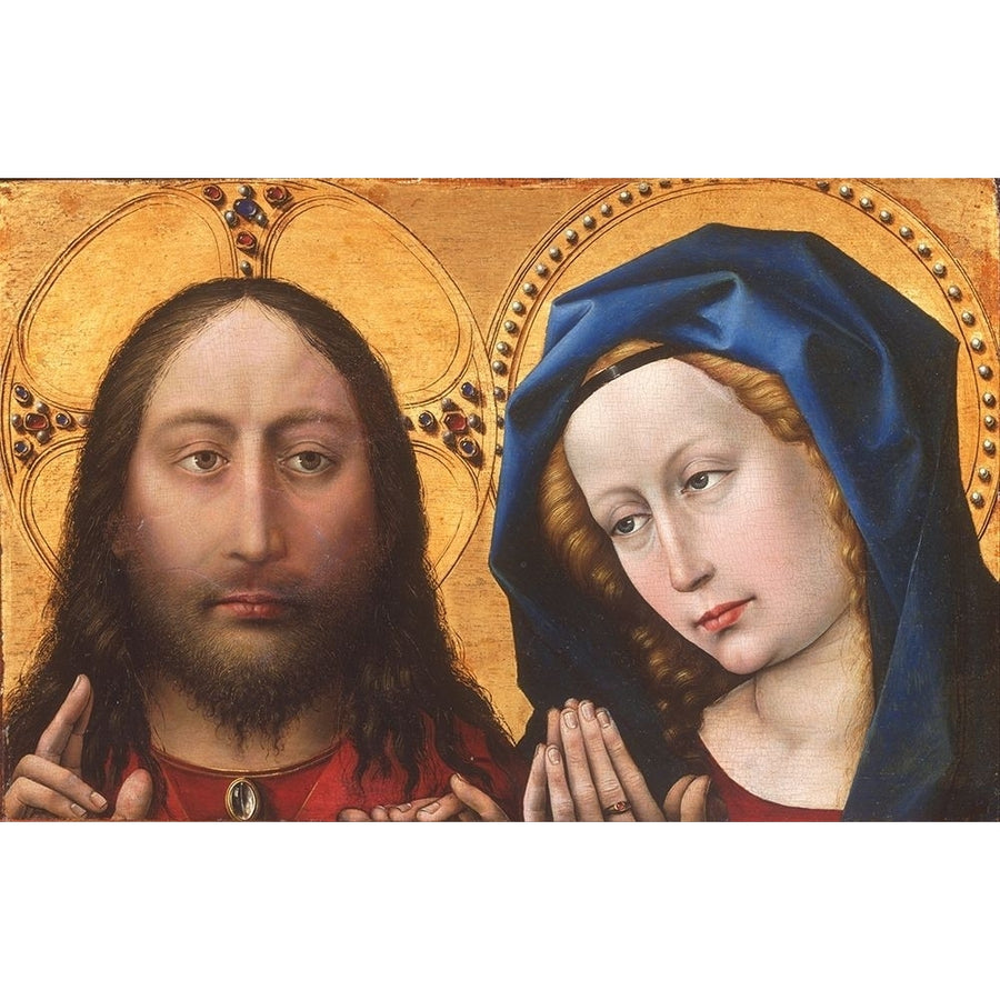 Christ and the Virgin by Robert Campin-VARPDX57122 Image 1