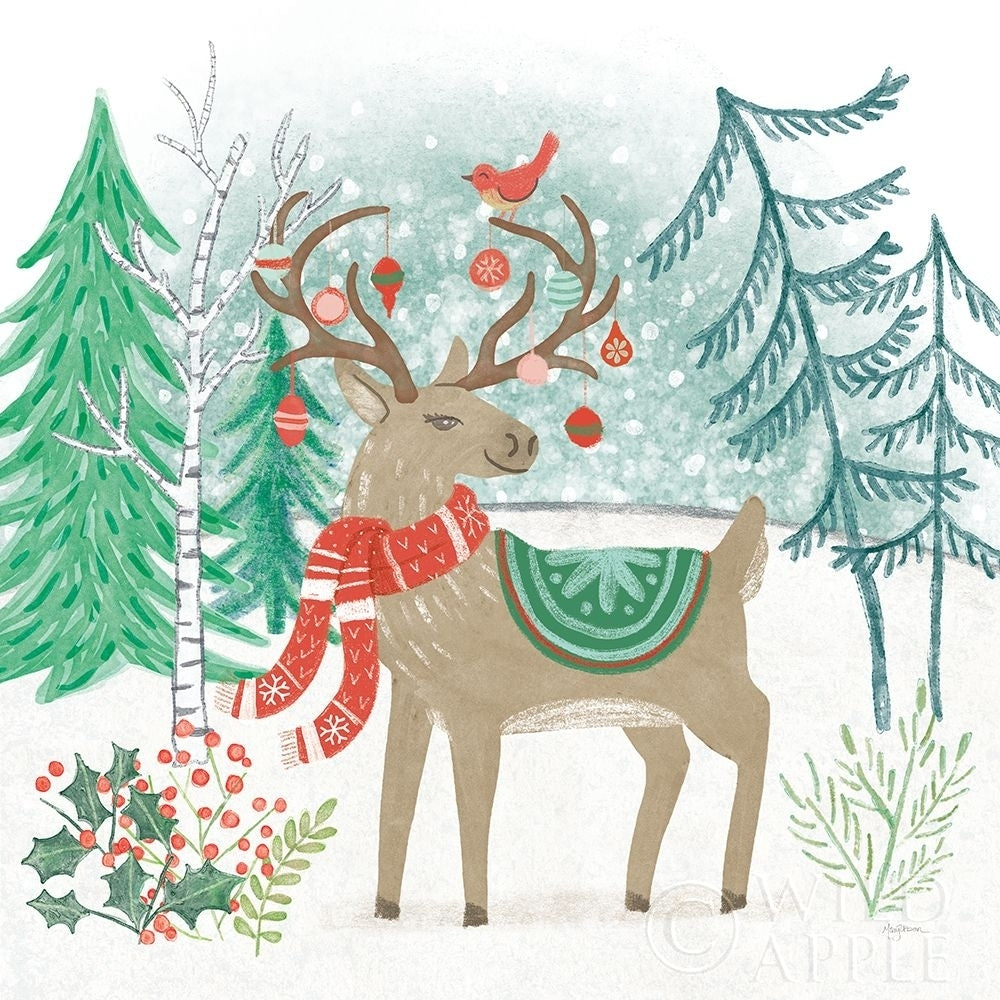 Reindeer Jubilee V Poster Print by Mary Urban-VARPDX57106 Image 1