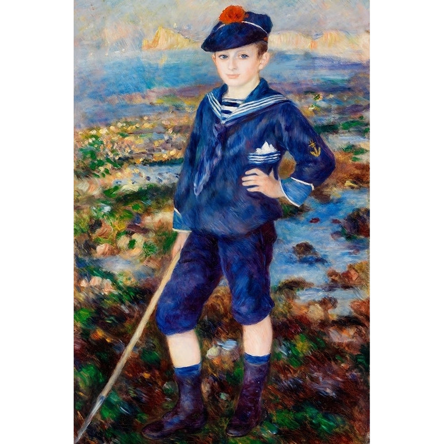 Sailor Boy Portrait of Robert Nunes 1883 Poster Print by Pierre-Auguste Renoir-VARPDX57135 Image 1