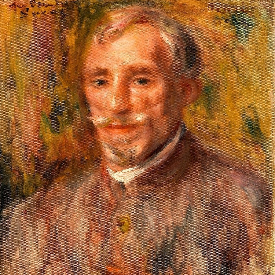 Portrait of Felix Hippolyte Lucas 1918 Poster Print by Pierre-Auguste Renoir-VARPDX57172 Image 1