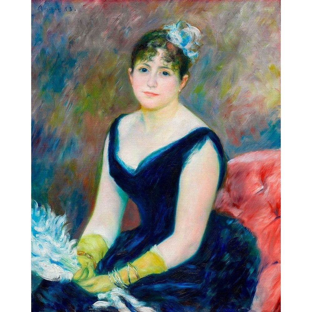 Madame L??on Clapisson 1883 Poster Print by Pierre-Auguste Renoir-VARPDX57188 Image 1