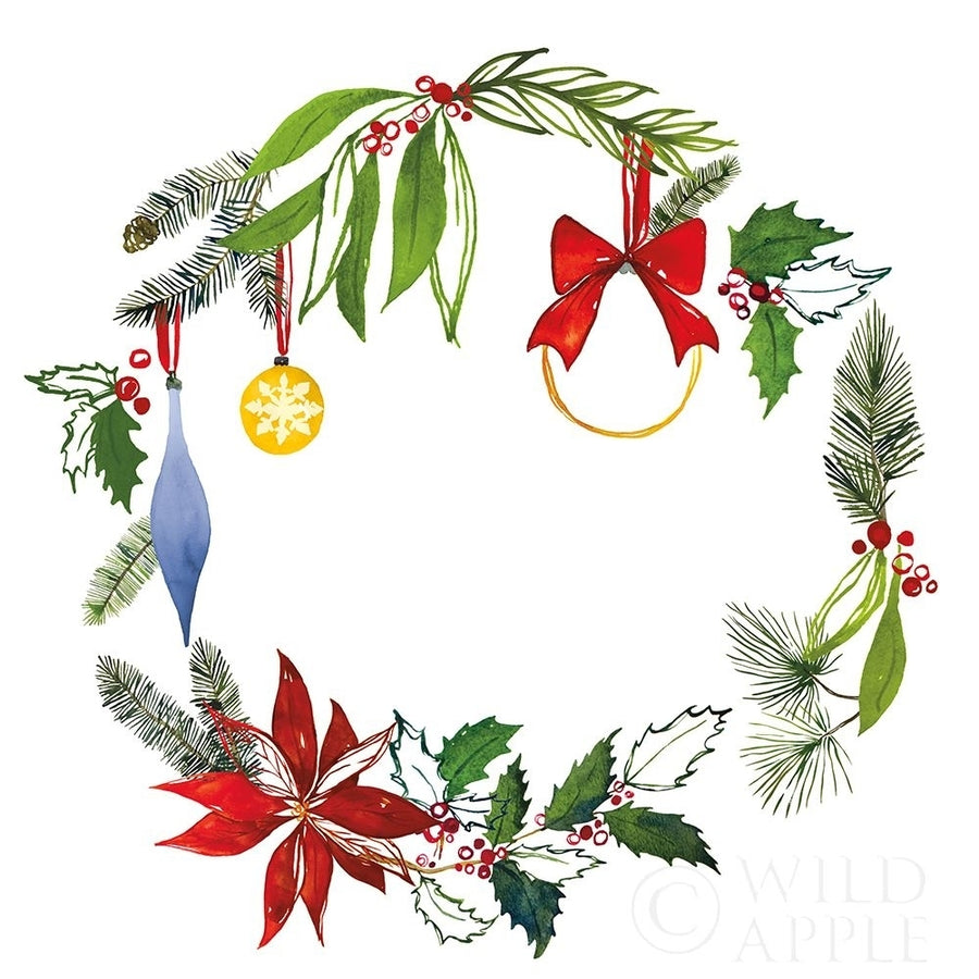 Christmas Wreath VIII Poster Print by Harriet Sussman-VARPDX57224 Image 1