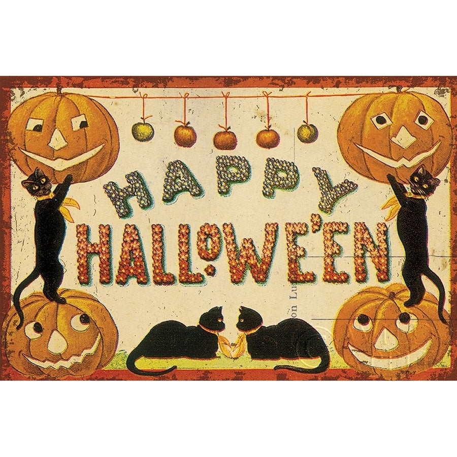 Halloween Nostalgia Happy Halloween Poster Print by Katie Pertiet-VARPDX57289 Image 1