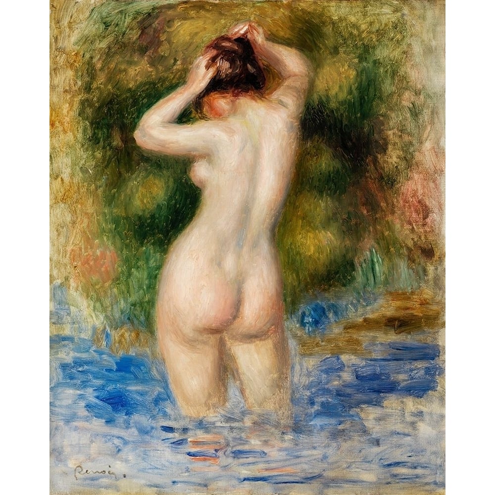 Bather 1890 Poster Print by Pierre-Auguste Renoir-VARPDX57298 Image 1