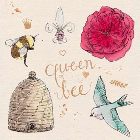 Queen Bee Poster Print by Kerri Elliot-VARPDX572ELL1014 Image 1