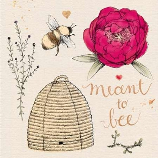 Meant To Bee Poster Print by Kerri Elliot-VARPDX572ELL1012 Image 2