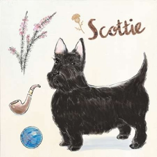 Scottie Dog Escapades Poster Print by Kerri Elliot-VARPDX572ELL1019 Image 1