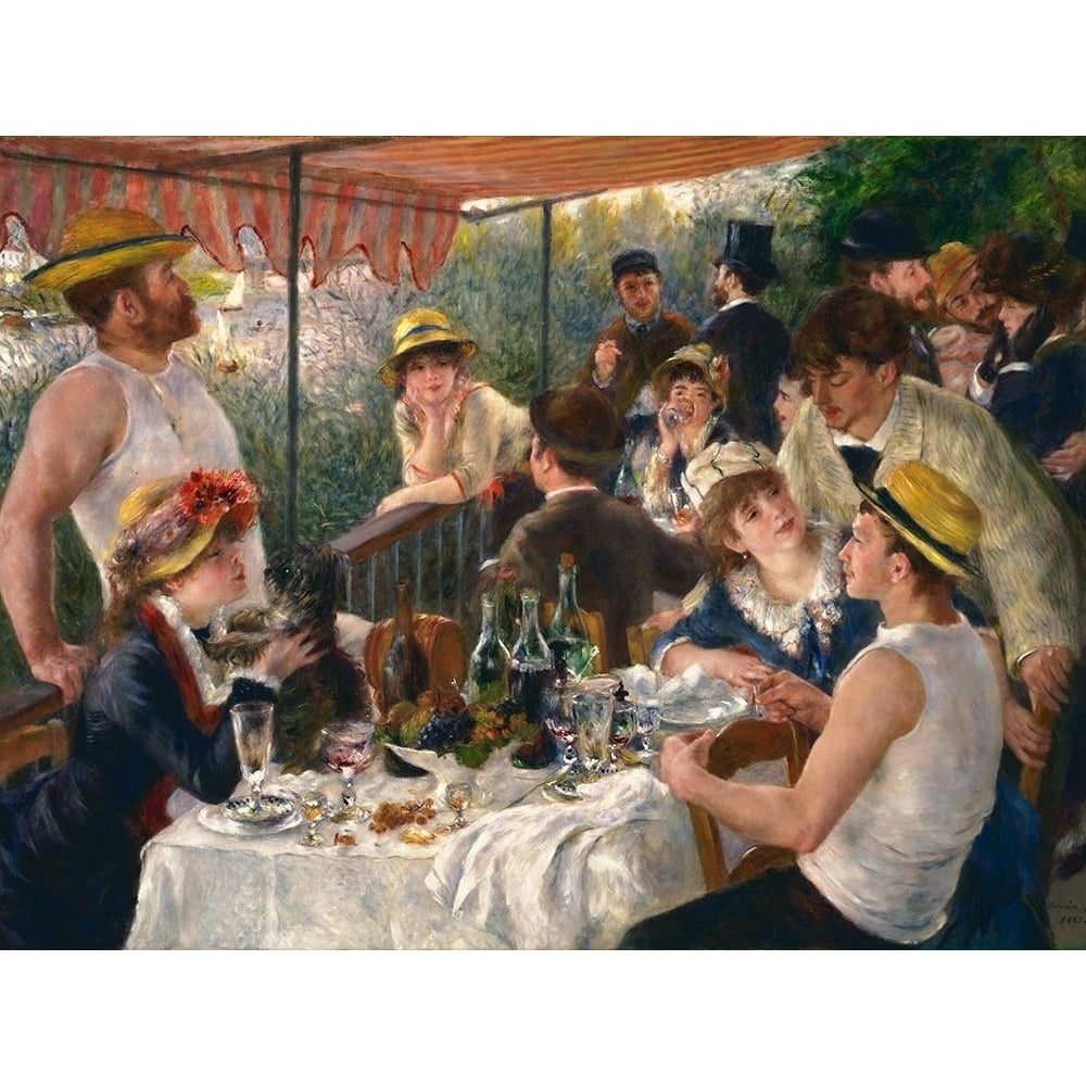 Luncheon of the Boating Party Poster Print by Pierre-Auguste Renoir-VARPDX57320 Image 1