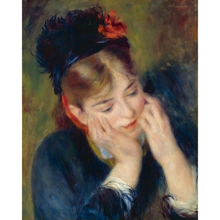 Reflection Poster Print by Pierre-Auguste Renoir-VARPDX57358 Image 1