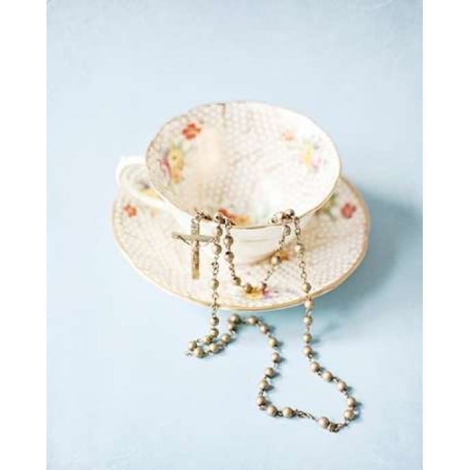 Pretty Teacup and Rosary 1 Poster Print by Susannah Tucker Photography-VARPDX573TUC1083 Image 2