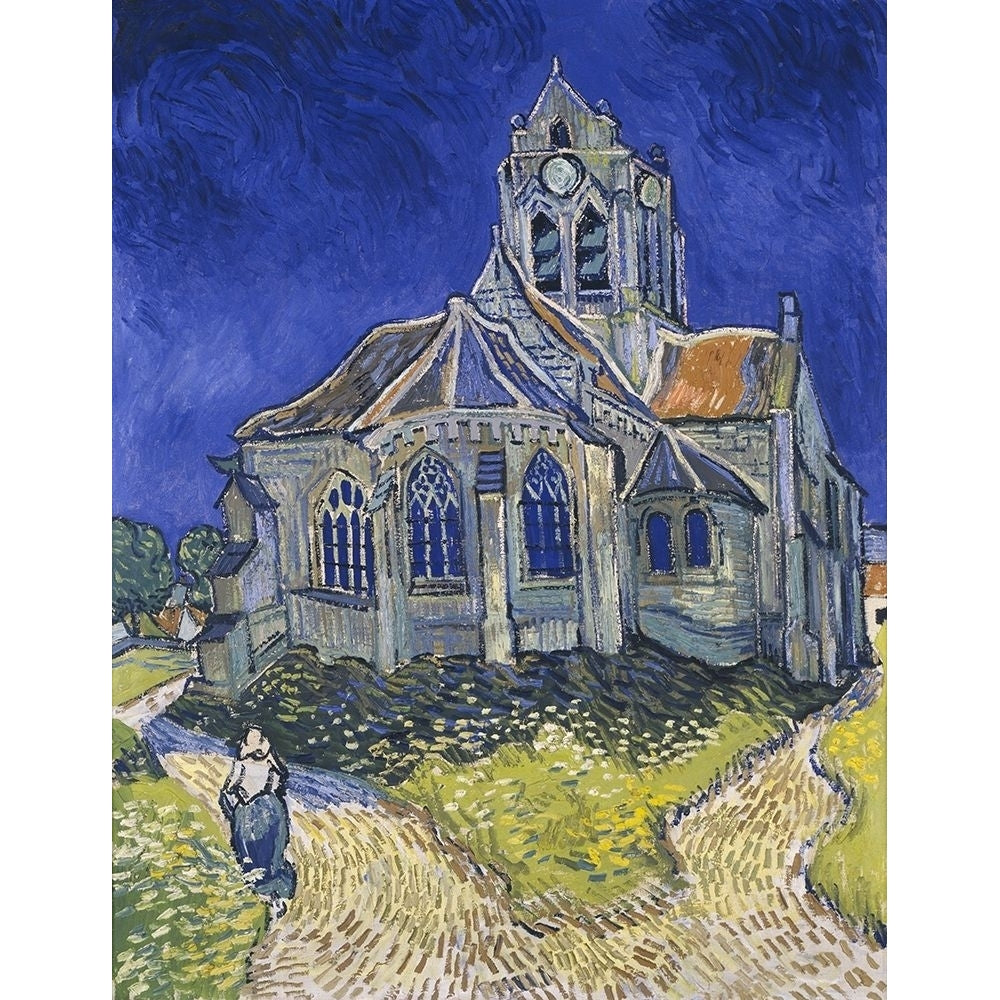 The church in Auvers-sur-Oise view from the Chevet by Vincent van Gogh-VARPDX57493 Image 1