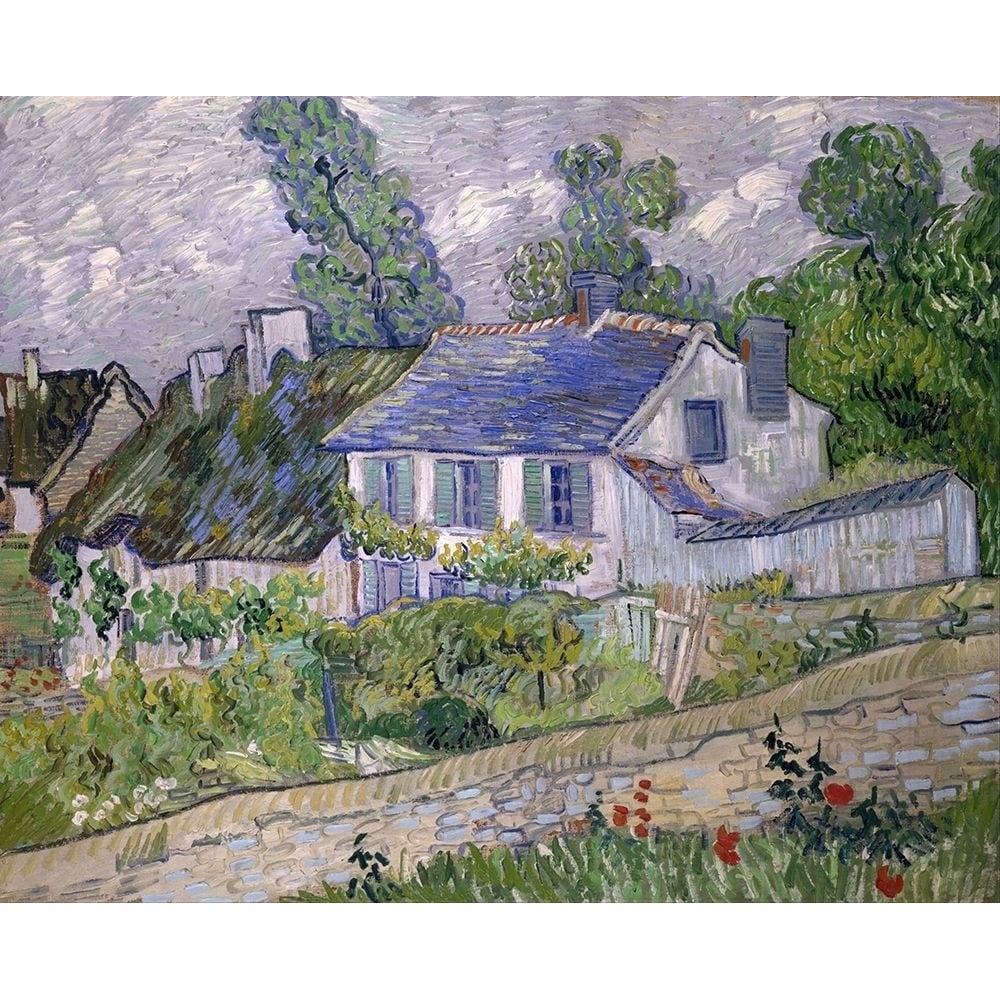 Houses at Auvers by Vincent van Gogh-VARPDX57501 Image 1