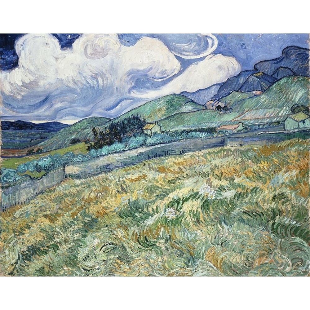 Landscape from Saint-Remy by Vincent van Gogh-VARPDX57508 Image 1