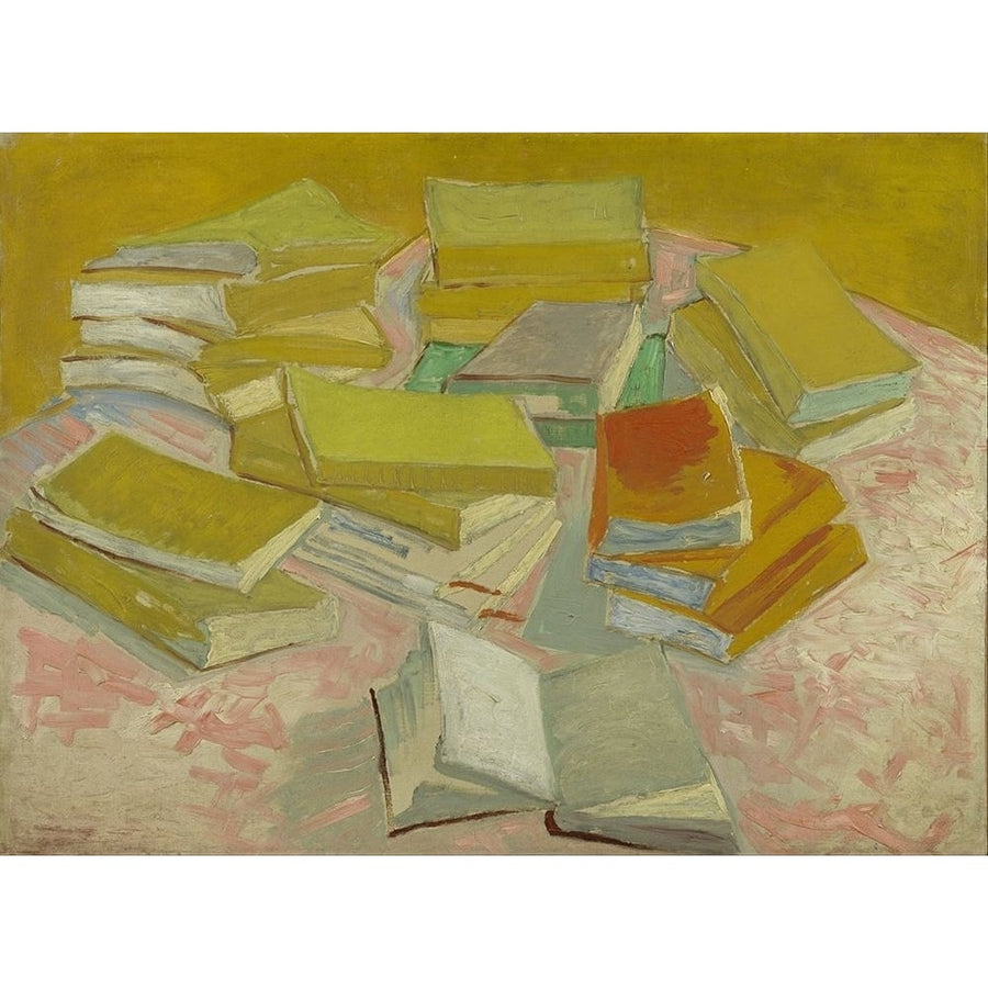 Piles of French novels by Vincent van Gogh-VARPDX57570 Image 1