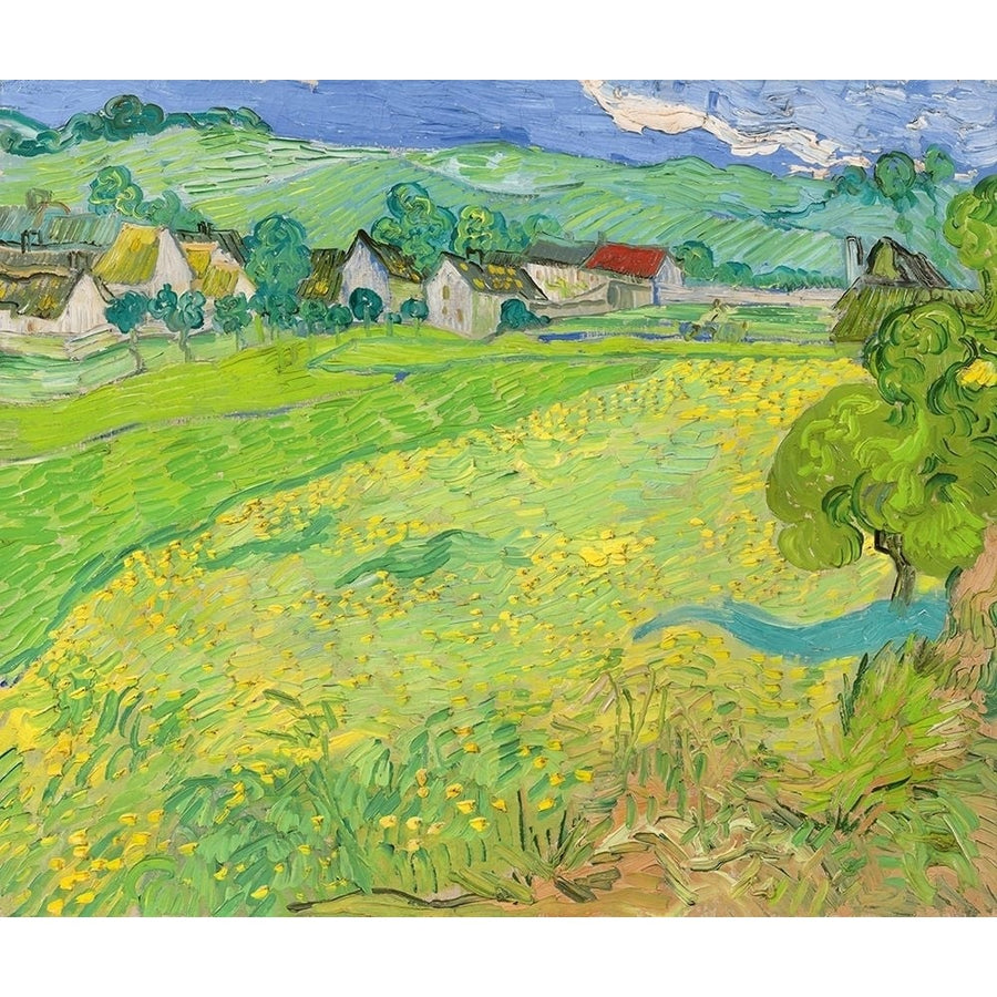 View of Vessenots Near Auvers by Vincent van Gogh-VARPDX57594 Image 1