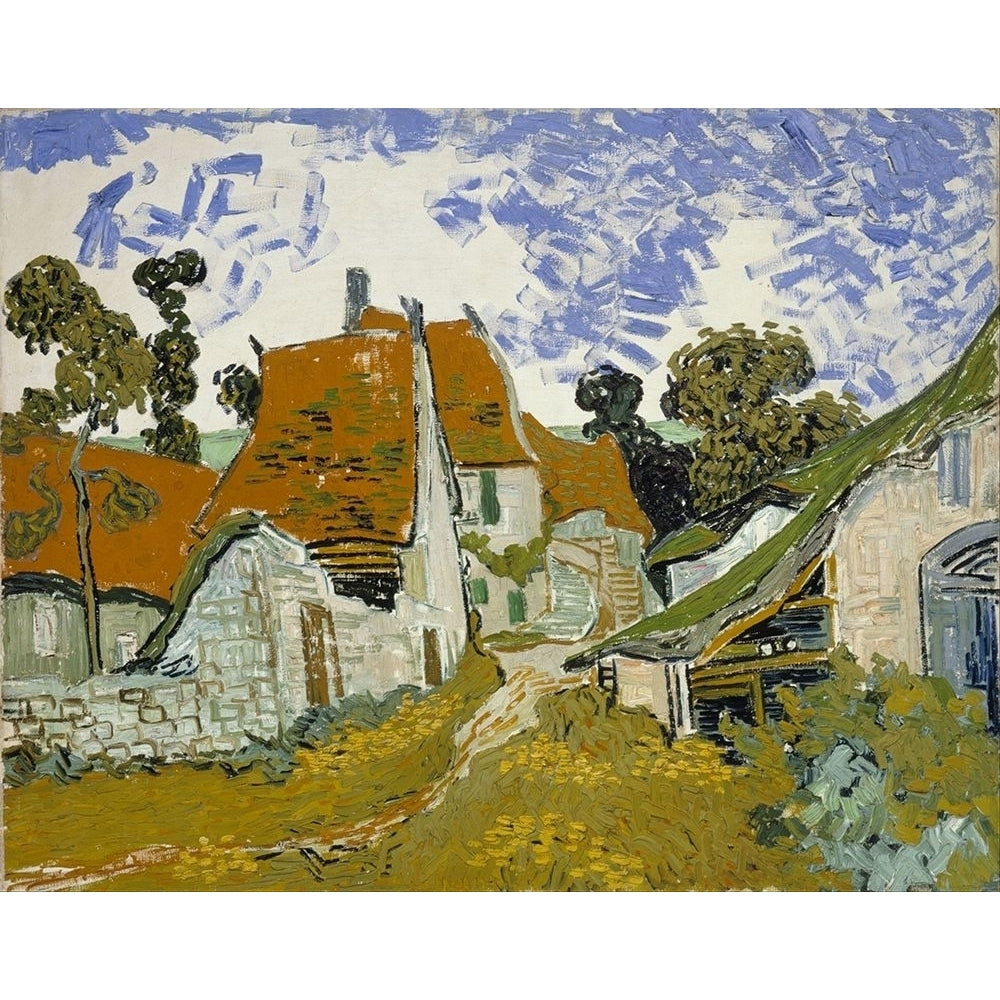 Street in Auvers-sur-Oise by Vincent van Gogh-VARPDX57602 Image 1