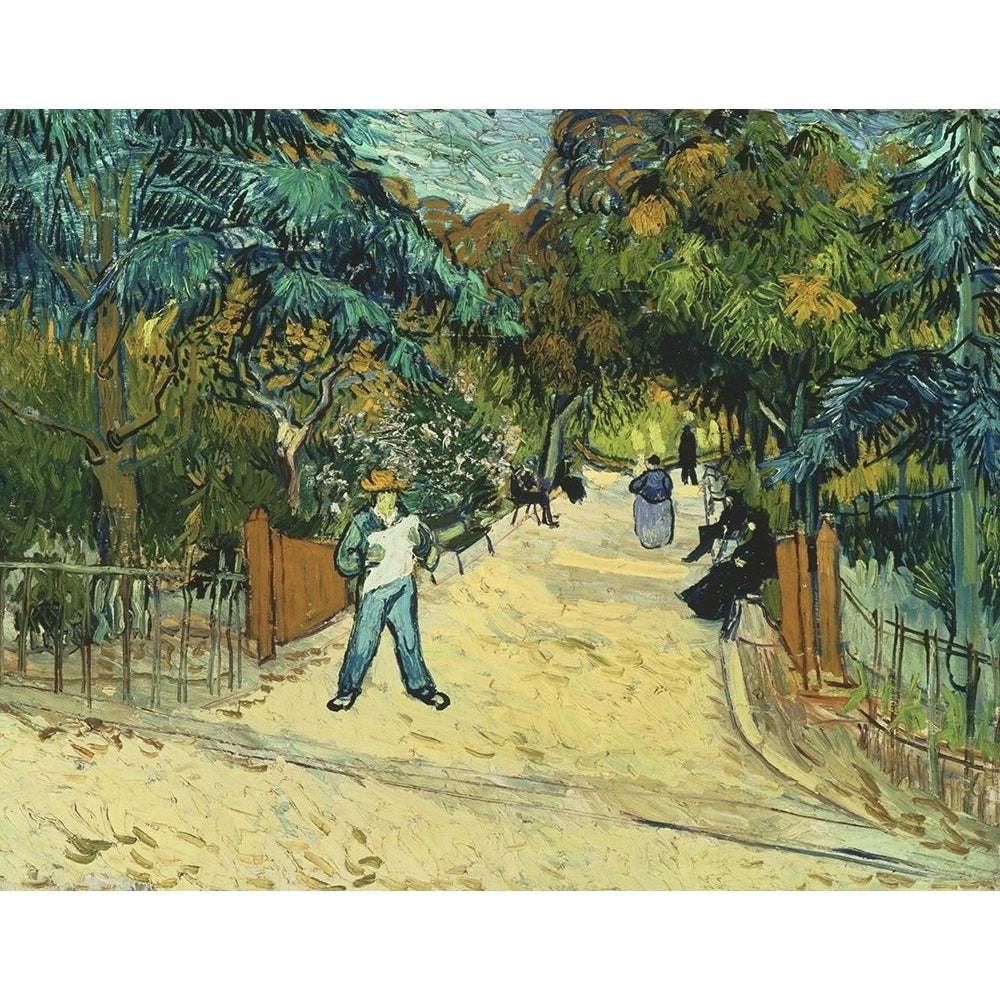 Entrance to the Public Gardens in Arle by Vincent van Gogh-VARPDX57612 Image 1