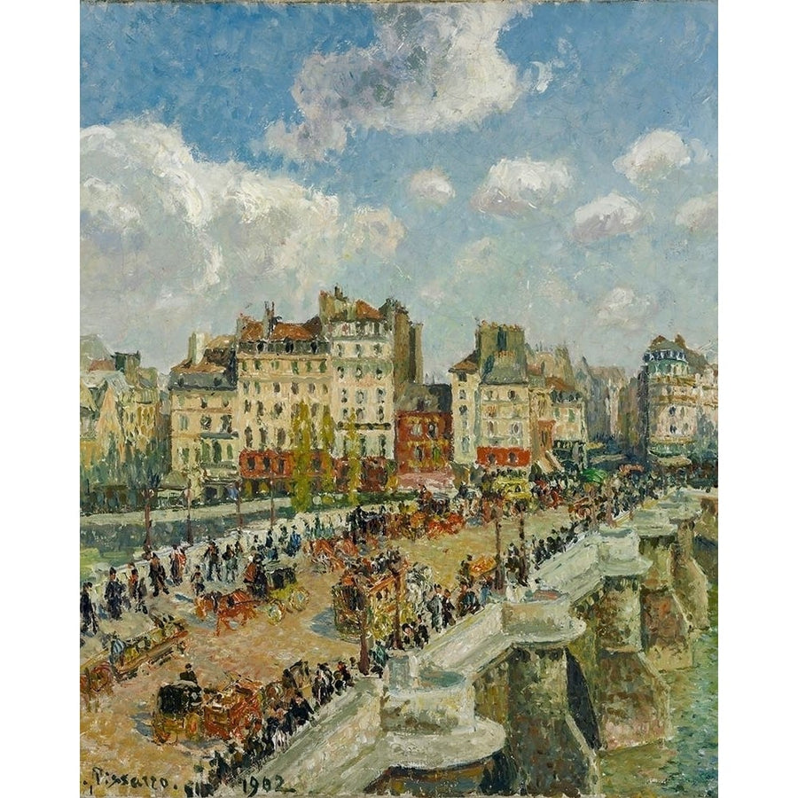 The Pont-Neuf by Camille Pissarro-VARPDX57648 Image 1