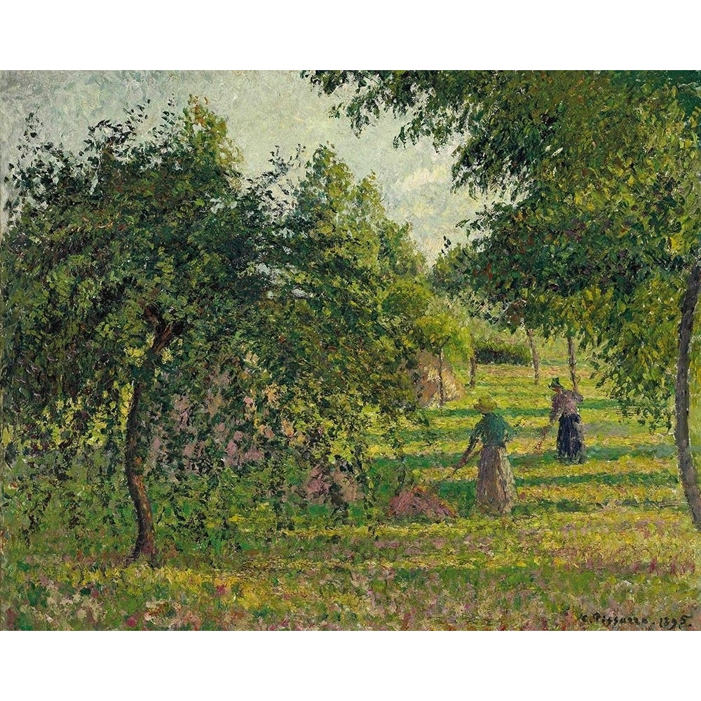 Apple trees and tedders Eragny by Camille Pissarro-VARPDX57712 Image 1