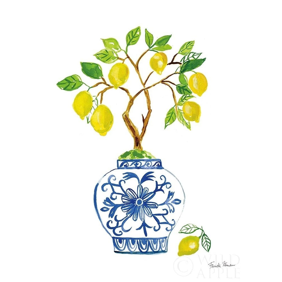 Lemon Chinoiserie II Poster Print by Farida Zaman-VARPDX57692 Image 1