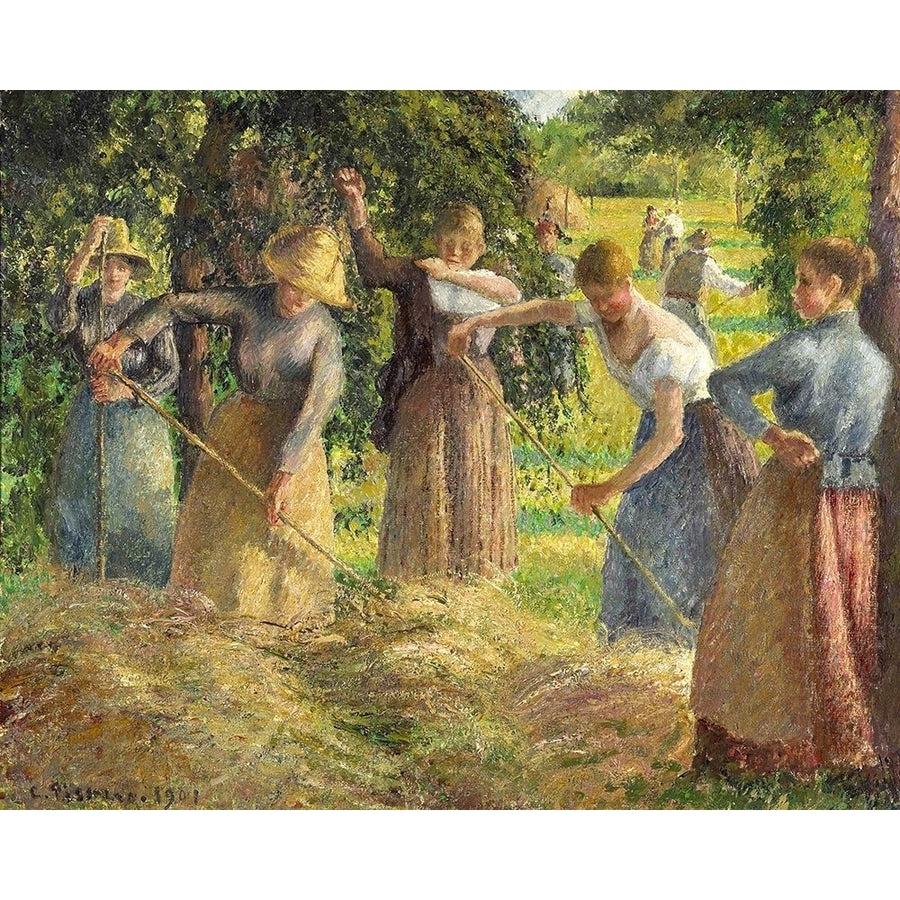 Hay Harvest at Eragny by Camille Pissarro-VARPDX57800 Image 1