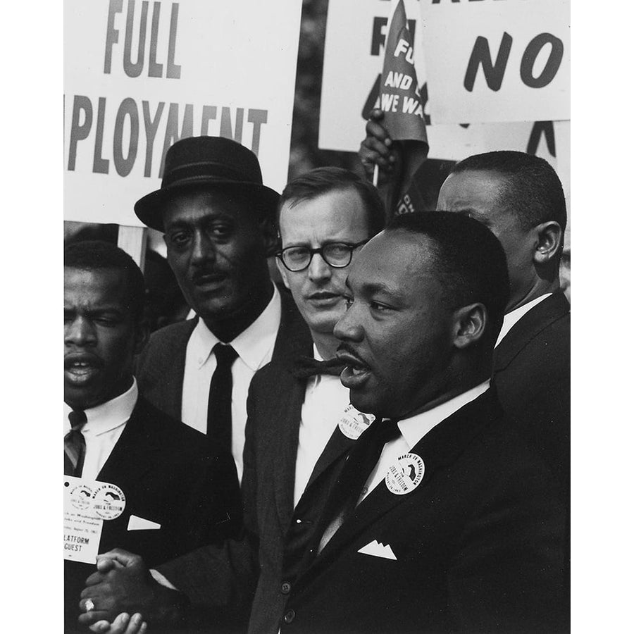 Dr. Martin Luther King Jr. at a civil rights march on Washington D.C. in 1963 by U.S. Archives-VARPDX57901 Image 1