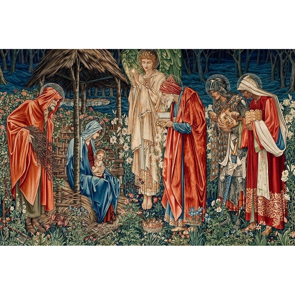 A Tapestry of The Adoration of the Magi by Edward Burne-Jones-VARPDX57940 Image 1