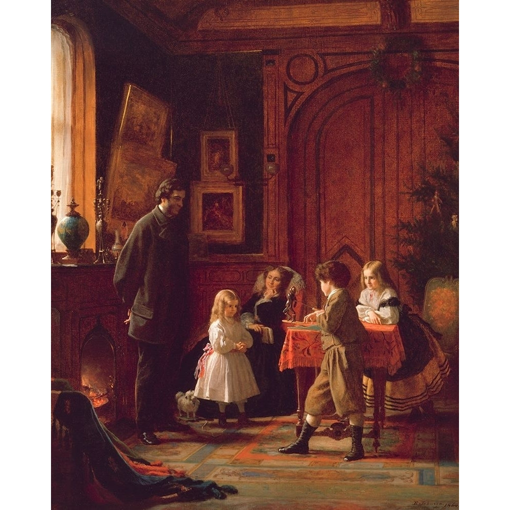 Christmas Time The Blodgett Family by Eastman Johnson-VARPDX57967 Image 1