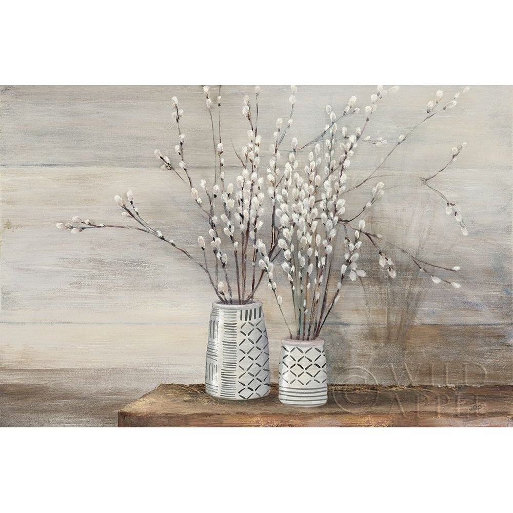 Pussy Willow Still Life with Designs Poster Print by Julia Purinton-VARPDX57998 Image 1