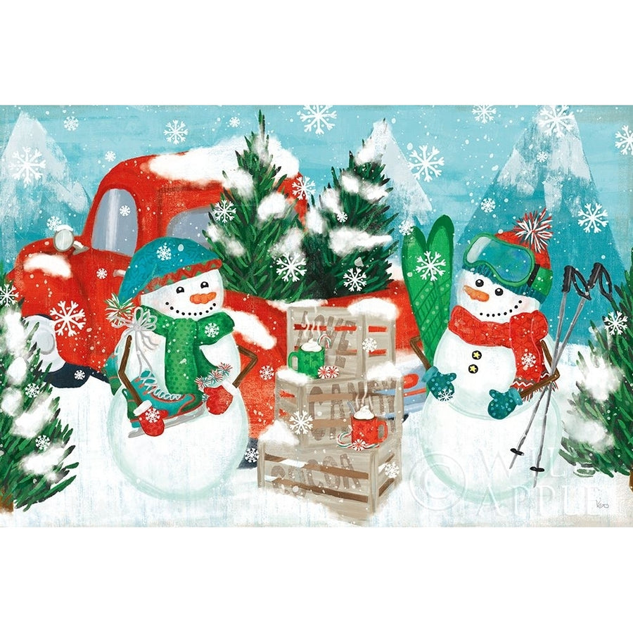 Snowy Fun I Poster Print by Veronique Charron-VARPDX58168 Image 1