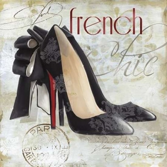 Paris Soles 1 Poster Print by Carlie Cooper-VARPDX582COO1000 Image 1