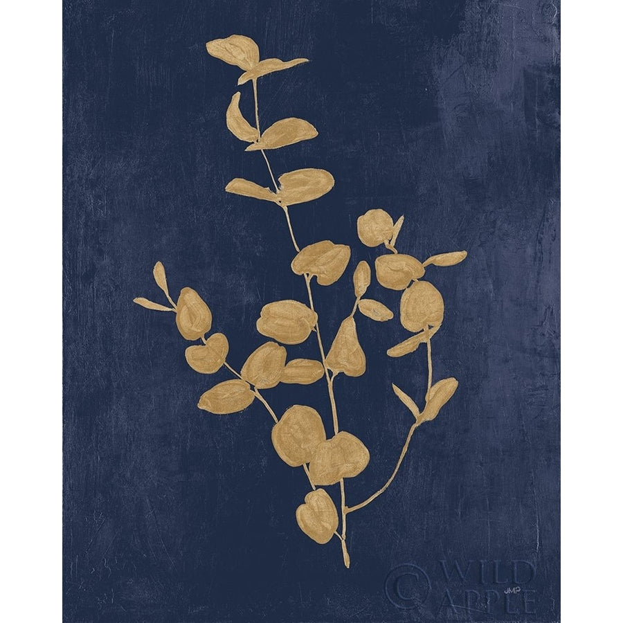 Botanical Study II Gold Navy Poster Print by Julia Purinton-VARPDX58304 Image 1