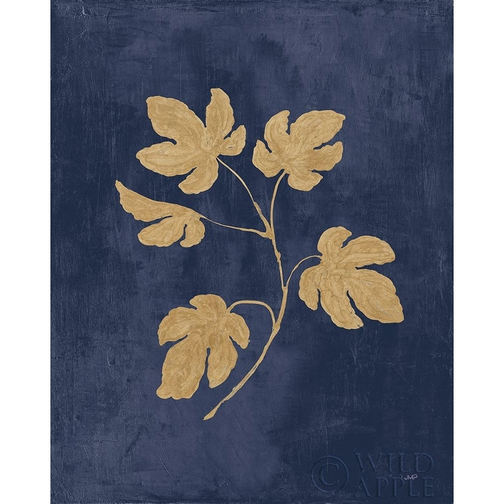 Botanical Study III Gold Navy Poster Print by Julia Purinton-VARPDX58305 Image 1