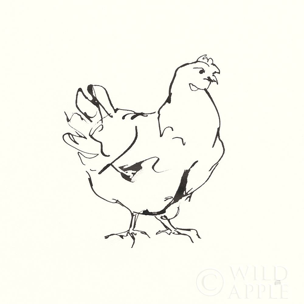 Line Chicken I Poster Print by Chris Paschke-VARPDX58321 Image 1