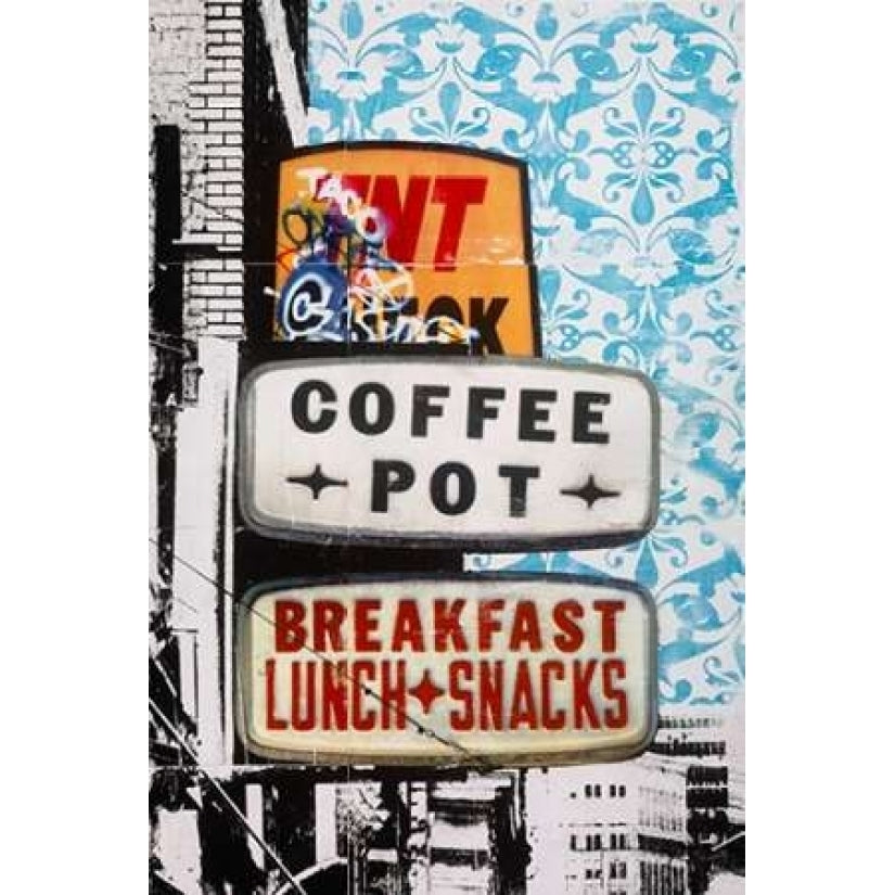 Urban Collage Cafe Poster Print by Deanna Fainelli-VARPDX585FAI1001 Image 2