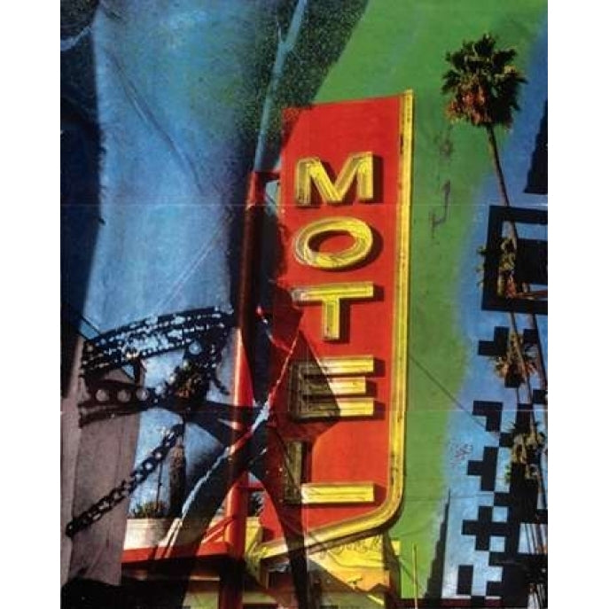 Urban Collage Motel Poster Print by Deanna Fainelli-VARPDX585FAI1005 Image 1