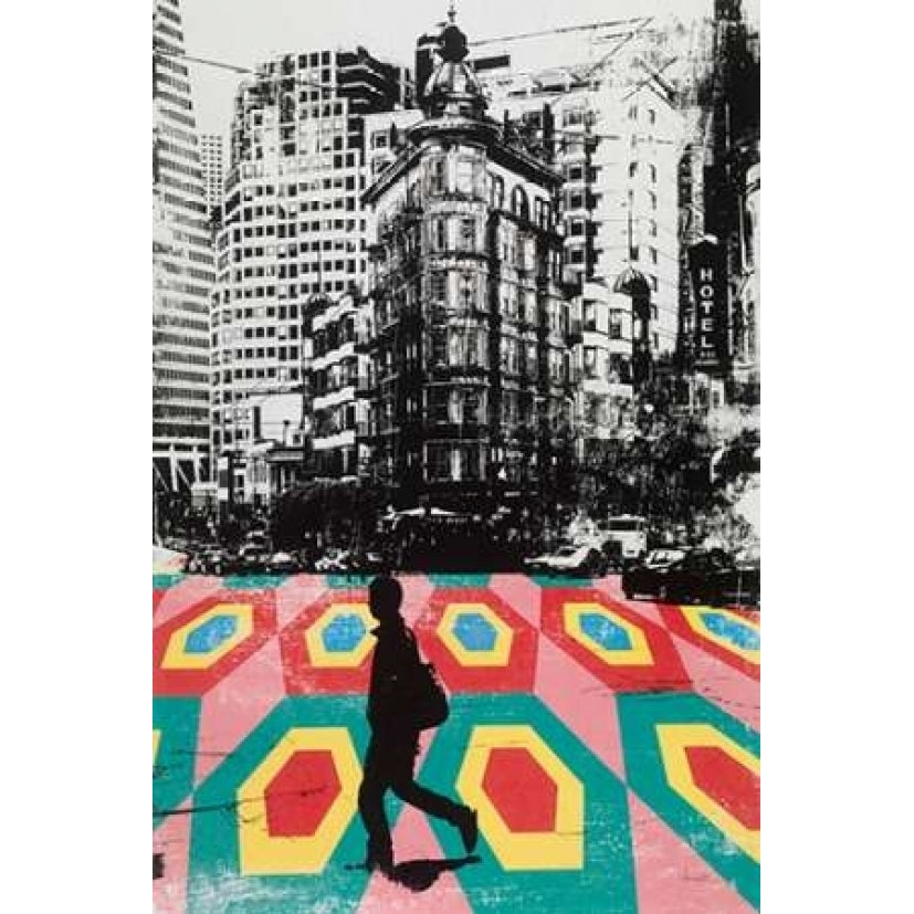 Urban Collage Walk Poster Print by Deanna Fainelli-VARPDX585FAI1009 Image 1