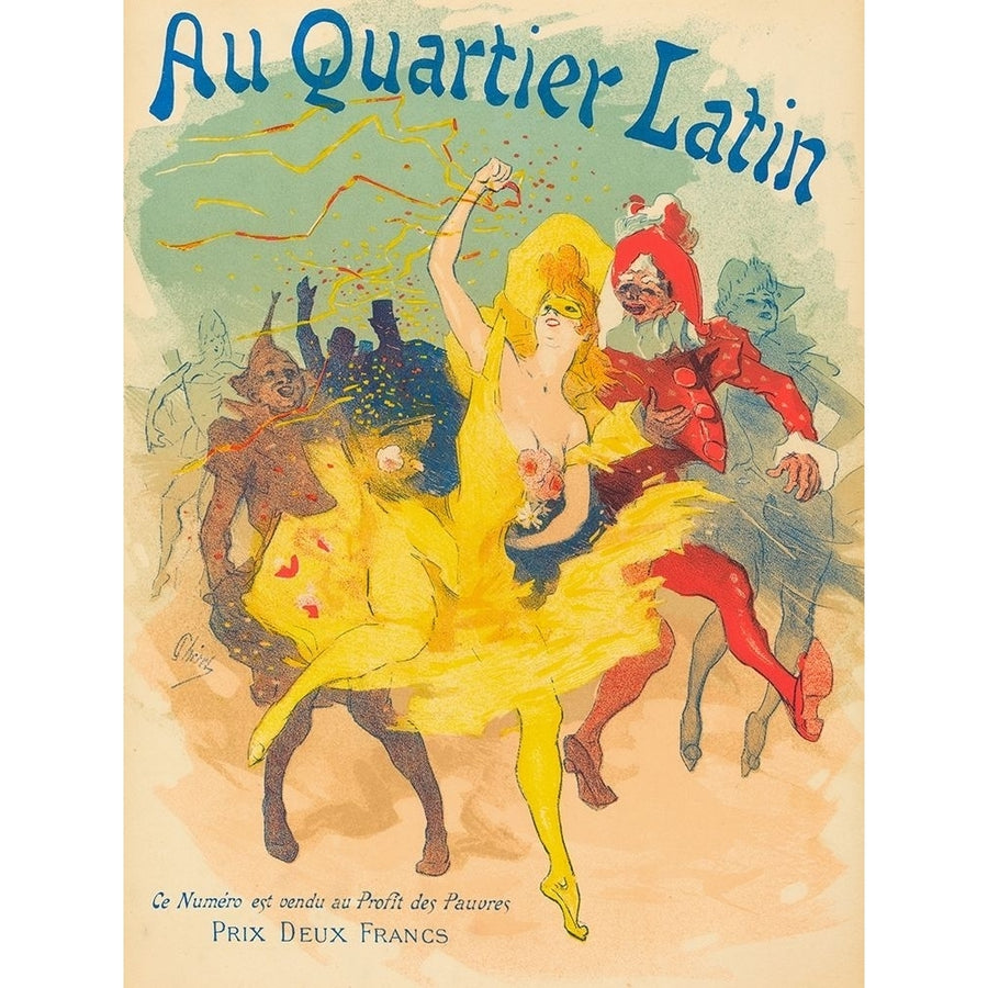 Au Quartier Latin by Jules Cheret-VARPDX58794 Image 1