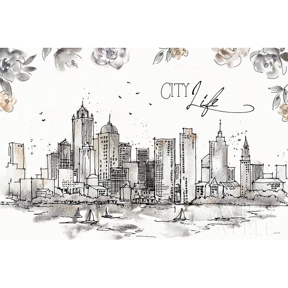 Skyline Sketches III Poster Print by Anne Tavoletti-VARPDX58817 Image 1