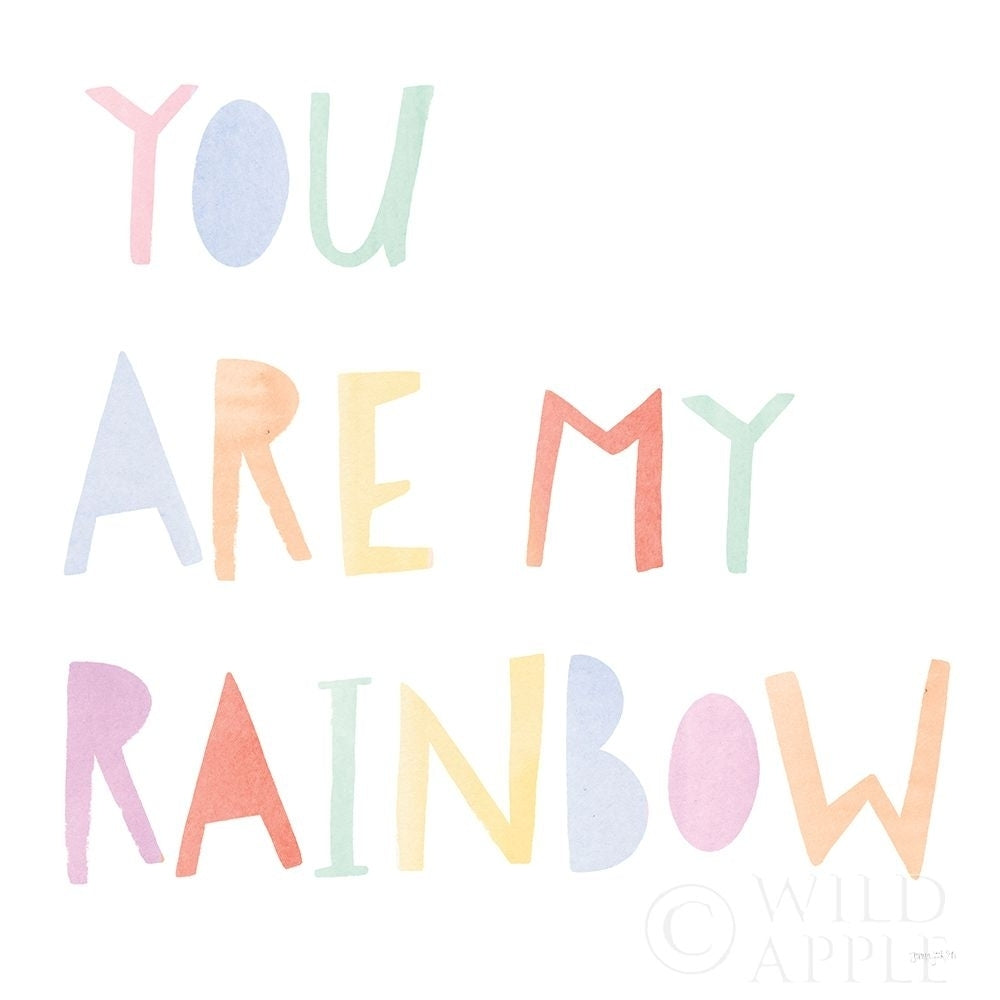 Lets Chase Rainbows X Poster Print by Jenaya Jackson-VARPDX58976 Image 1