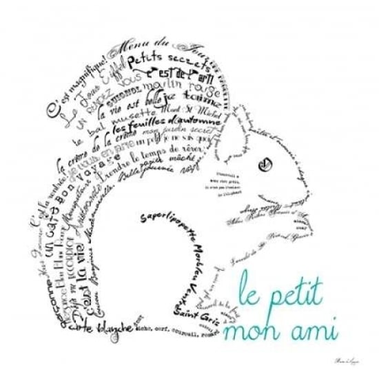 Le Petit Mon Ami Squirrel Poster Print by Marion De Lauzun-VARPDX591DEL1012 Image 1