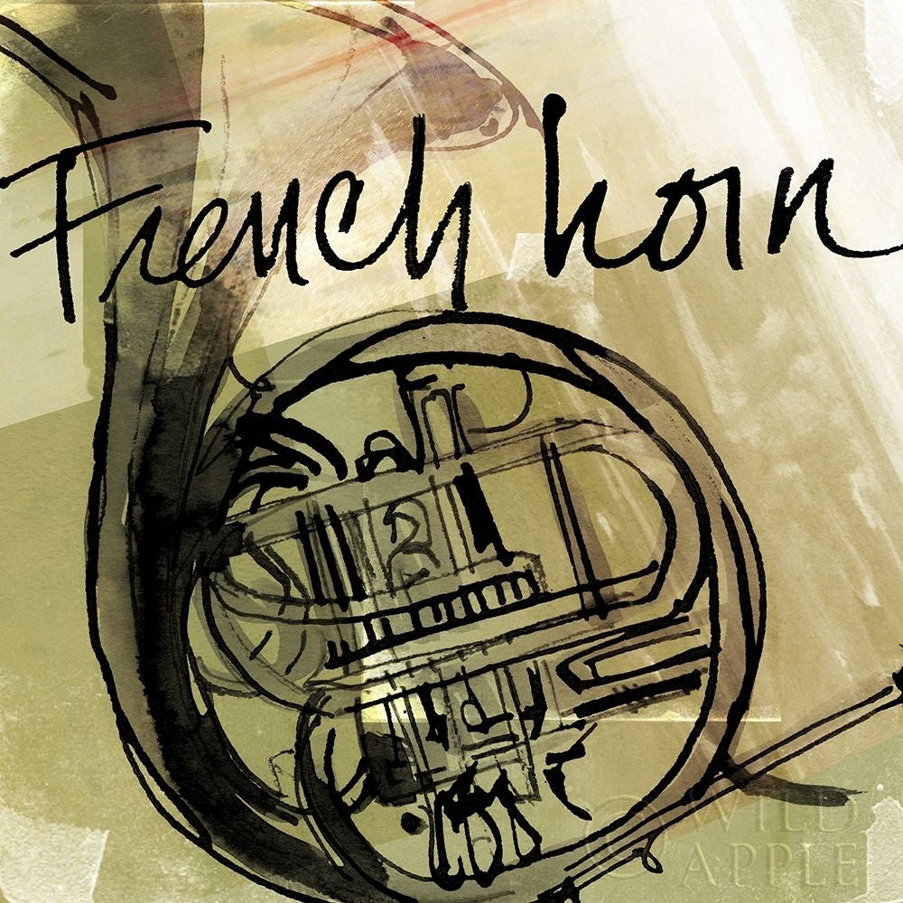 French Horn Poster Print by Anne Tavoletti-VARPDX59266 Image 1